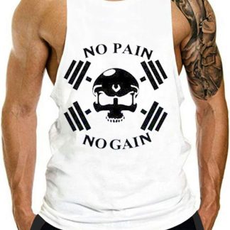 Gym Bodybuilding Stringer Tank Top Workout Muscle Cut Shirt image 1