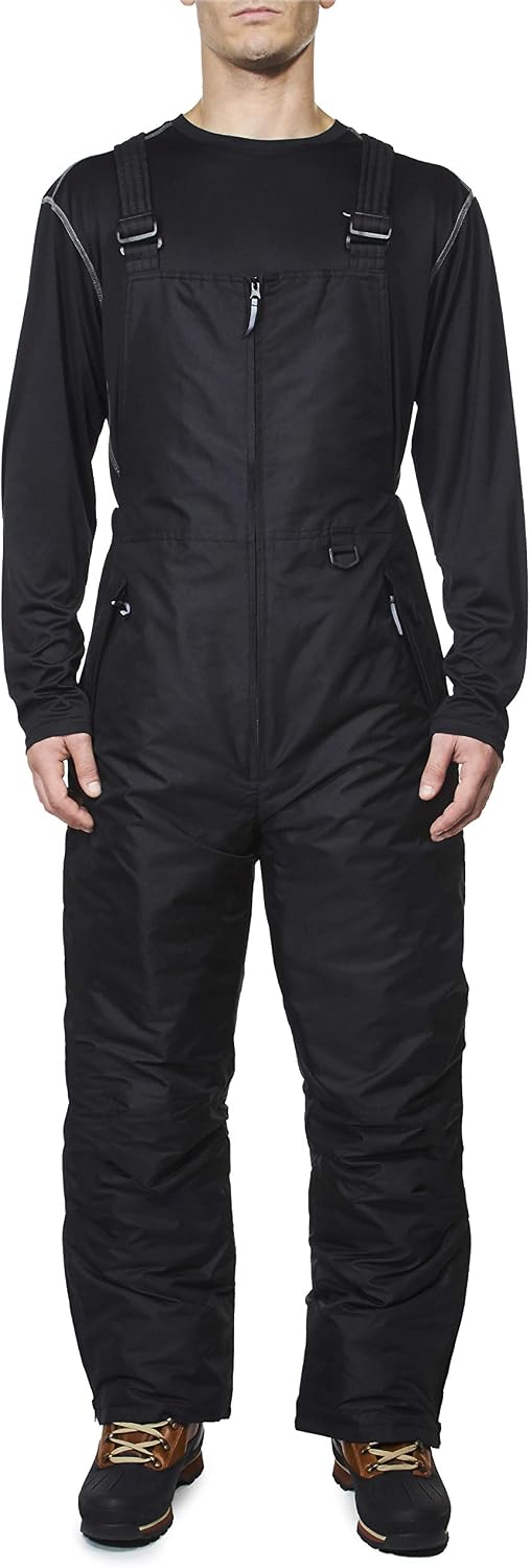 Insulated Snow and Ski Bib Overalls Snow Pants Snowboard image 1