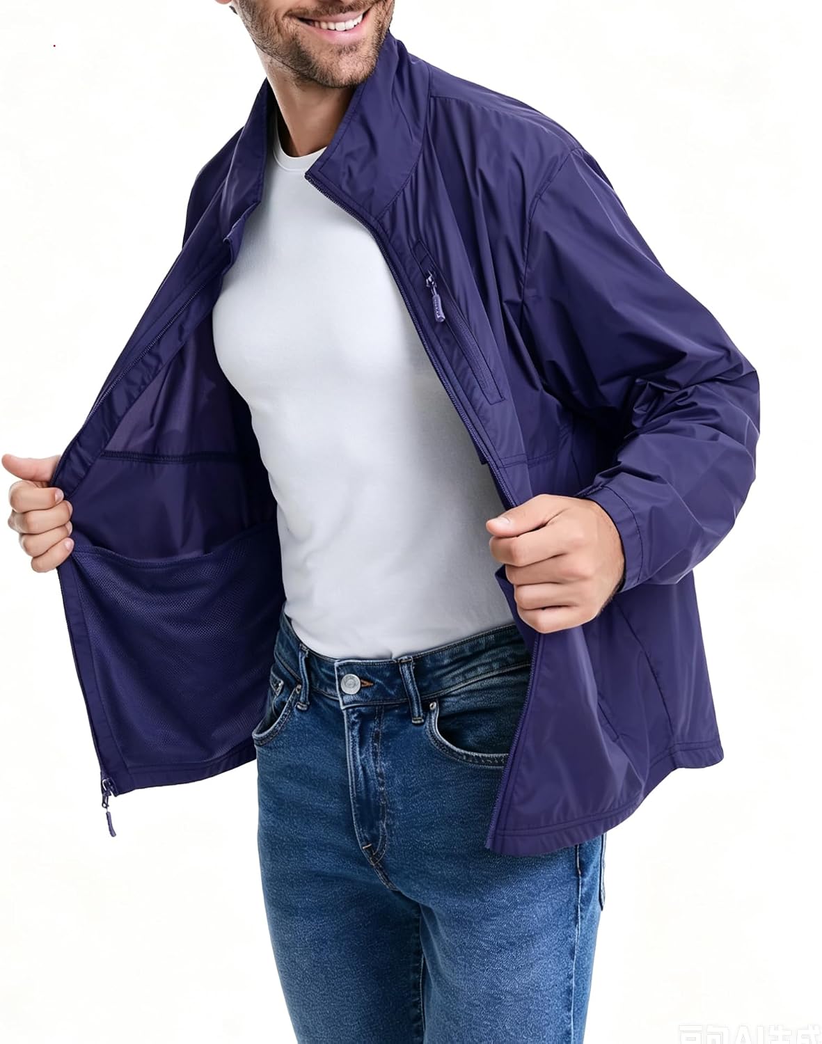 Windbreaker Jackets Lightweight Packable Jacket image 2